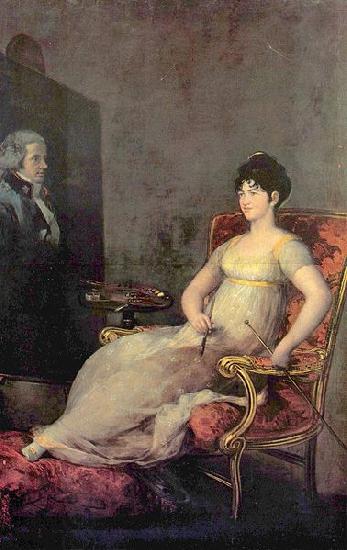 Francisco de Goya Portrat der Marquesa von Villafranca China oil painting art